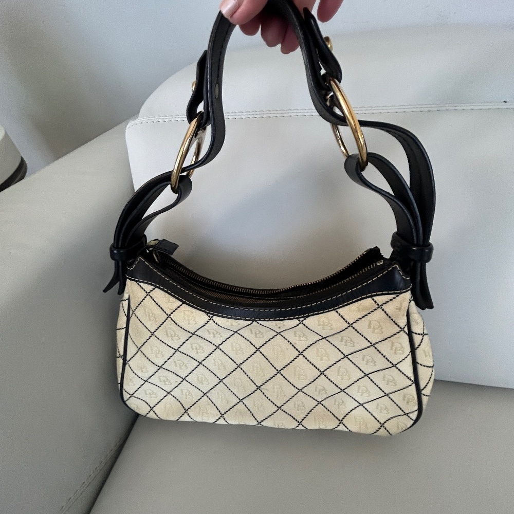 DOONEY & BOURKE MEDIUM CLOTH HOBO